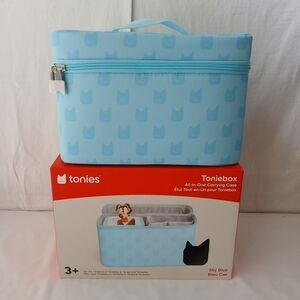 Tonies 1 Or 2 All In One Carring Case Sky Blue New In Box